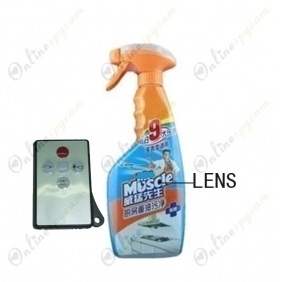 Toilet Cleanser Hidden Motion Activated 1080P Toilet Spy Camera DVR 32GB Remote Control ON/OFF